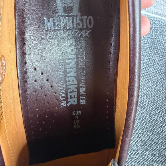 Mephisto Spinnaker Loafers Mens 9.5 Brown Leather Air-Relax Penny Moccasins 0814 main image 6